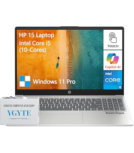 Amazon.com: HP 15.6 Laptop Touchscreen Computer,Intel 10-Core i5